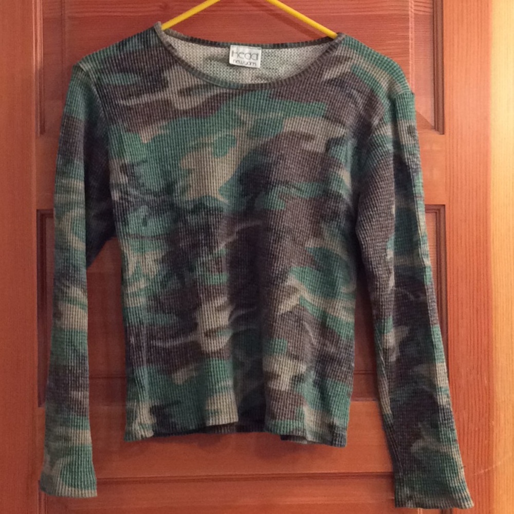 Camo print shirt